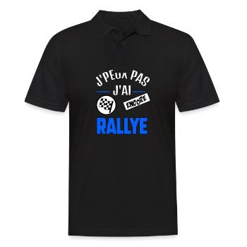 J’peux pas j’ai rallye - Polo Homme - noir - Devant - Kai (181cm)