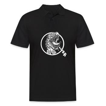 Dinosaure T-Rex Rawr - Polo Homme - noir - Devant - Kai (181cm)