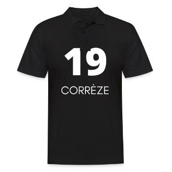 19 Corrèze - Polo Homme - noir - Devant - Kai (181cm)