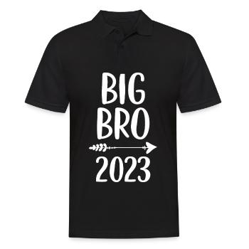 Big Brother 2023 Big Bro 23 - Men's Polo Shirt - black - Front - Kai (181cm)