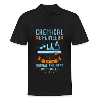 Chemical Engineer Chemical Engineering Science - Men's Polo Shirt - black - Front - Kai (181cm)