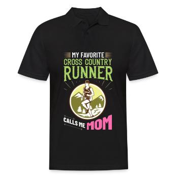 Cross Country Running Crosslauf Geländelauf Laufen - Polo Homme - noir - Devant - Kai (181cm)