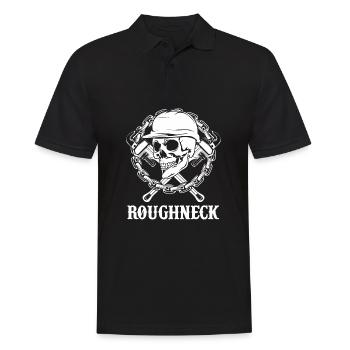 Harte Arbeit Bohranlage Arbeiten Handarbeit - Männer Poloshirt - Schwarz - Vorne - Kai (181cm)