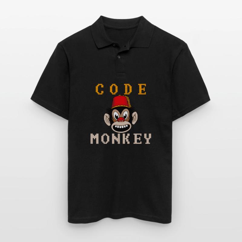 Code monkey Men's Polo Shirt