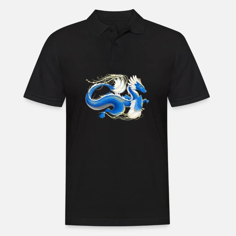Magical Cool Air Dragon - Dragons des éléments - Polo Homme - noir