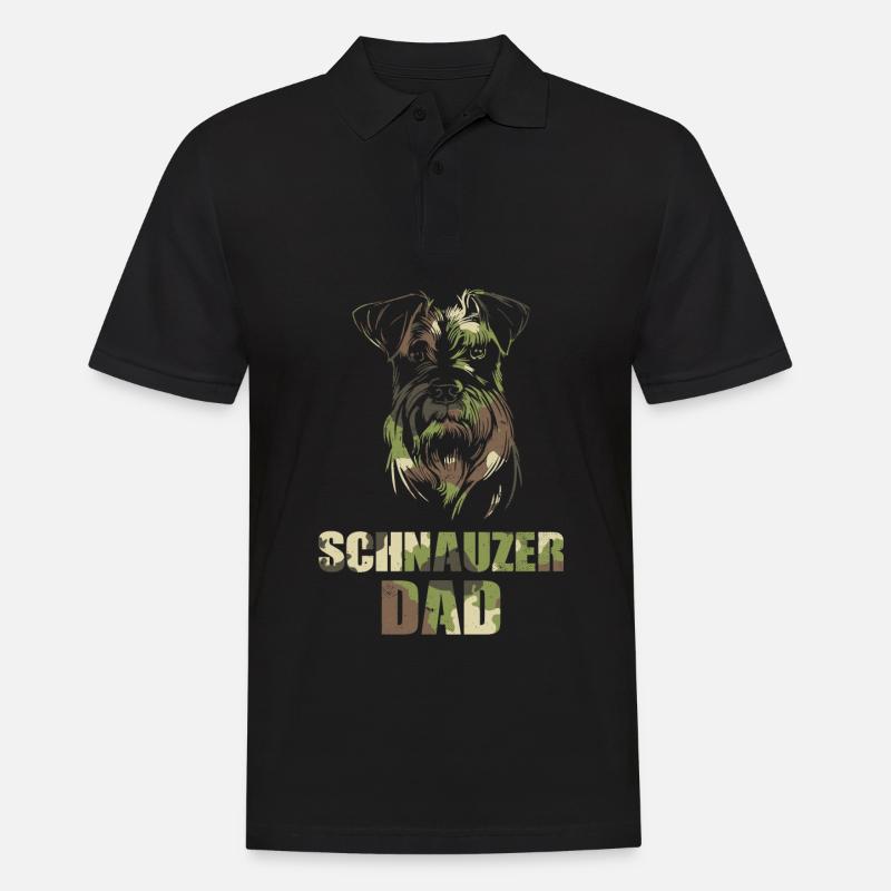 Schnauzer - Männer Poloshirt - Schwarz