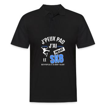 J’peux pas j’ai skate - Polo Homme - noir - Devant - Kai (181cm)