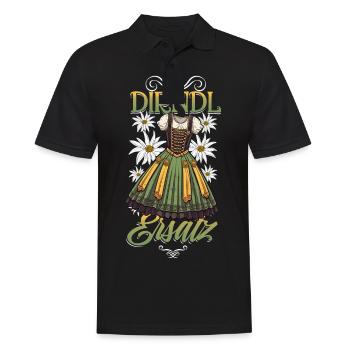 Dirndl Ersatz Damen Tracht Trachtenshirt - Polo Homme - noir - Devant - Kai (181cm)
