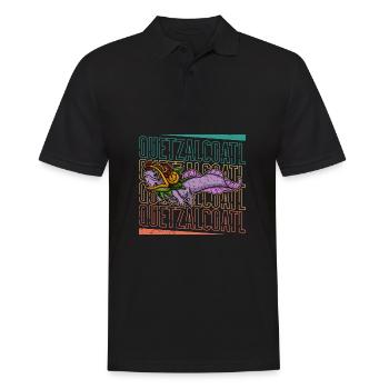 Quetzalcoatl Axolotl Mexico Aztecs Deity - Men's Polo Shirt - black - Front - Kai (181cm)