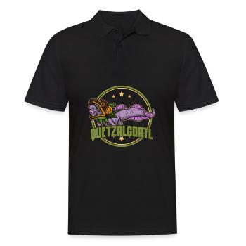 Quetzalcoatl Axolotl Mexique Divinité Aztèque - Polo Homme - noir - Devant - Kai (181cm)
