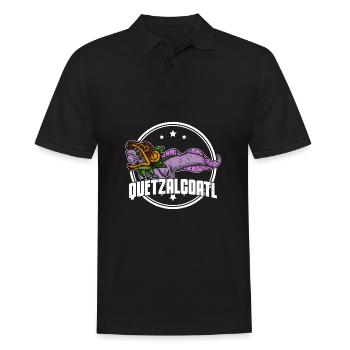 Quetzalcoatl Axolotl Mexico Aztecs Deity - Men's Polo Shirt - black - Front - Kai (181cm)