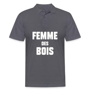 Femme des bois - Polo Homme - charbon - Devant - Nico (186cm)