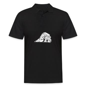 Off-road SUV - Men's Polo Shirt - black - Front - Kai (181cm)