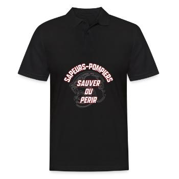 Sapeurs-pompiers - Polo Homme - noir - Devant - Kai (181cm)