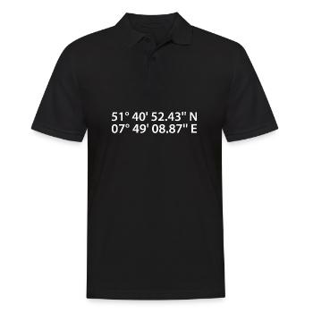 Hamm coordinates - Men's Polo Shirt - black - Front - Kai (181cm)