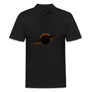 Alien Planet - Men's Polo Shirt - black - Front - Kai (181cm)
