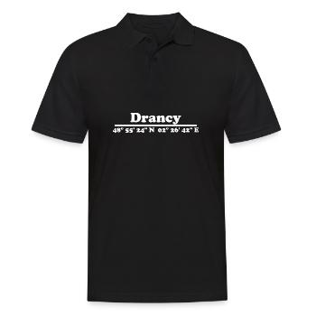 Drancy coordinates - Men's Polo Shirt - black - Front - Kai (181cm)