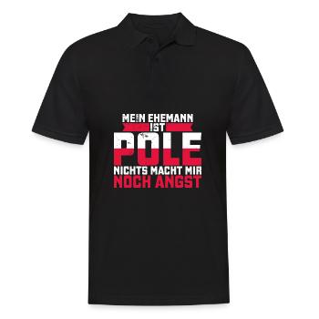 Polen Polnisch Polska Polski Husaria Kavallerie - Männer Poloshirt - Schwarz - Vorne - Kai (181cm)