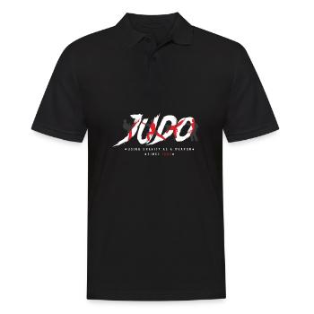 Gravity as a weapon martial arts lovers. Geschen - Men's Polo Shirt - black - Front - Kai (181cm)