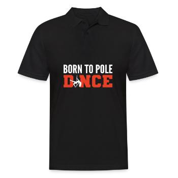 Né Pole Dance Dance Chorégraphe Cadeau - Polo Homme - noir - Devant - Kai (181cm)