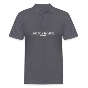 Coordonnées de Gotha - Polo Homme - charbon - Devant - Nico (186cm)
