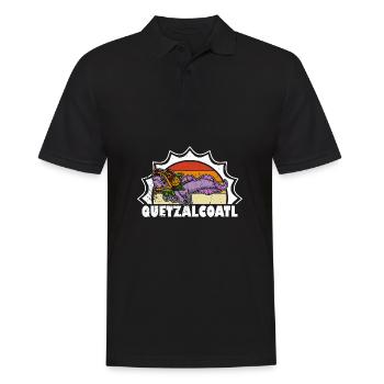 Quetzalcoatl Axolotl Mexico Aztecs Deity - Men's Polo Shirt - black - Front - Kai (181cm)