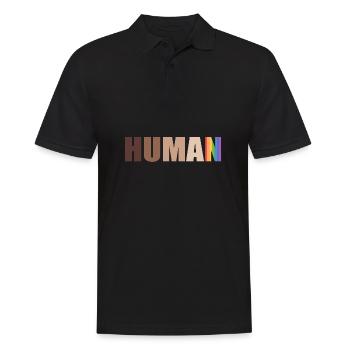 Human Lgbtq. Poison - Men's Polo Shirt - black - Front - Kai (181cm)