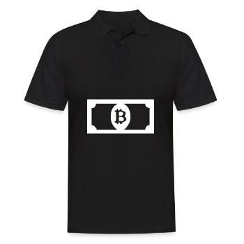 Bitcoin dollars - Polo Homme - noir - Devant - Kai (181cm)