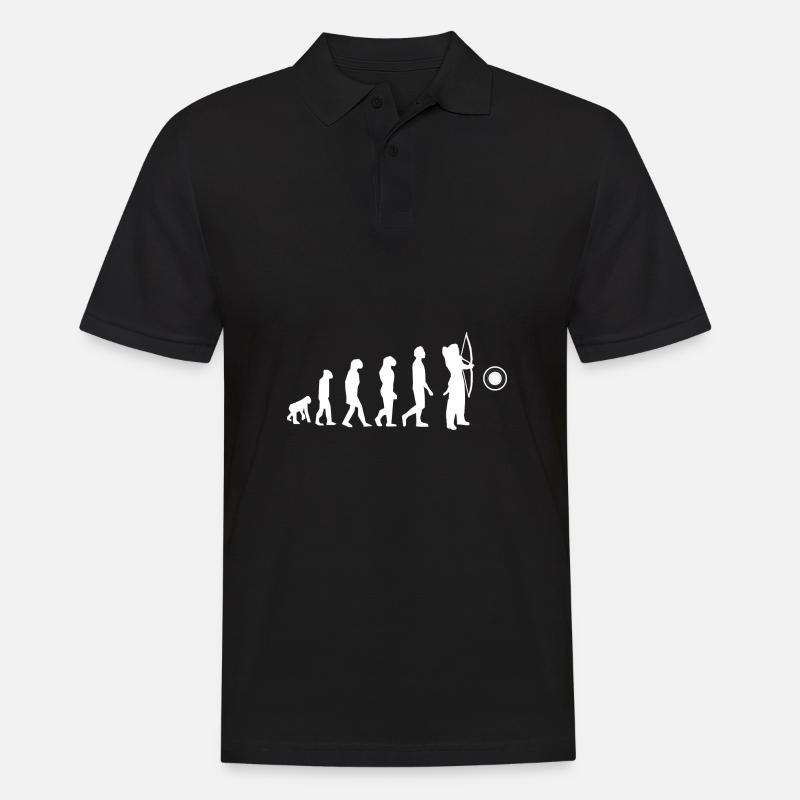 Tir à l’arc évolution - Polo Homme - noir