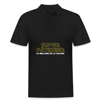 Super pâtissier - Polo Homme - noir - Devant - Kai (181cm)