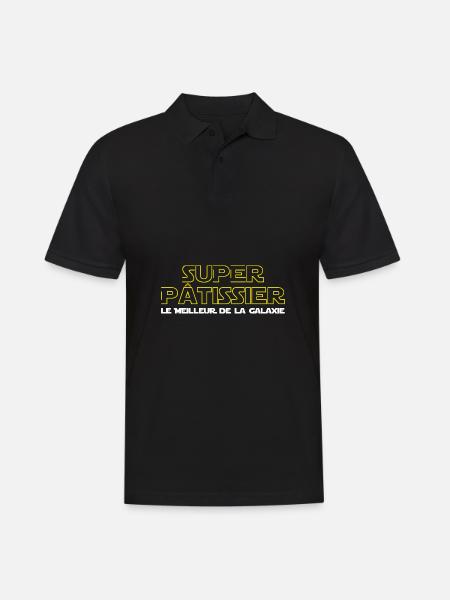 Super pâtissier - Polo Homme - noir