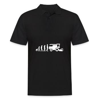Moissonneuse évolution - Polo Homme - noir - Devant - Kai (181cm)
