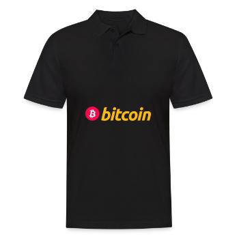 Bitcoin - Polo Homme - noir - Devant - Kai (181cm)
