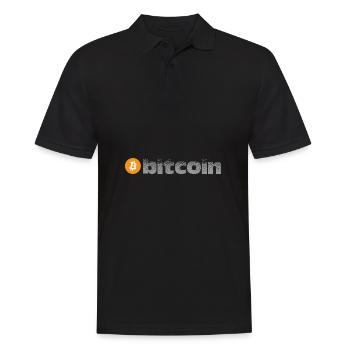 Bitcoin - Polo Homme - noir - Devant - Kai (181cm)