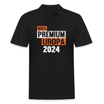 Werdender Uropa 2031 - Männer Poloshirt - Schwarz - Vorne - Kai (181cm)