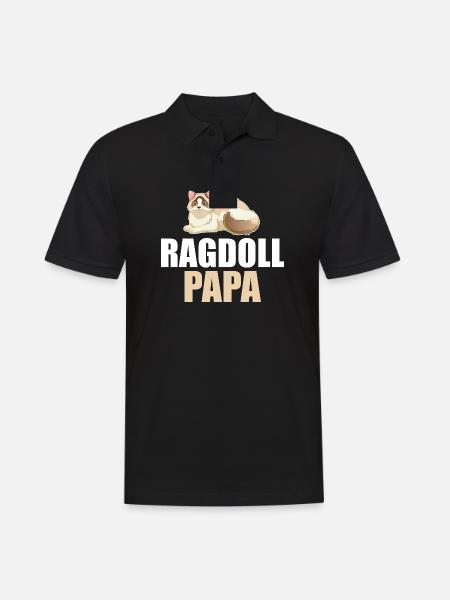 Ragdoll Cat Cat - Polo Homme - noir