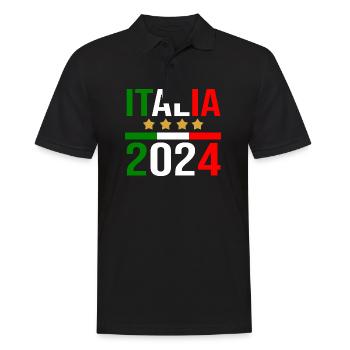 2024 Italia Italien Italien Italie - Polo Homme - noir - Devant - Kai (181cm)
