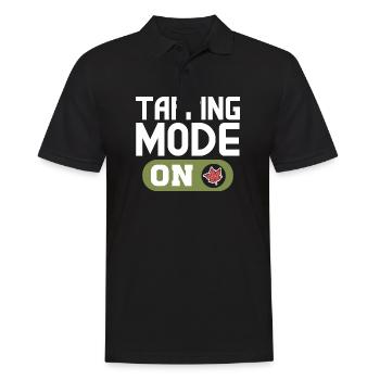 tapping mode on Design for a enthusiast of maple - Männer Poloshirt - Schwarz - Vorne - Kai (181cm)