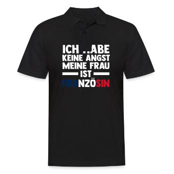 French French France - Men's Polo Shirt - black - Front - Kai (181cm)