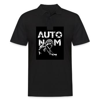Autonomous - Men's Polo Shirt - black - Front - Kai (181cm)