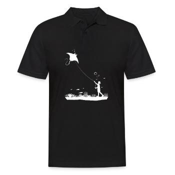 Chemise garçon sous-marine - Polo Homme - noir - Devant - Kai (181cm)