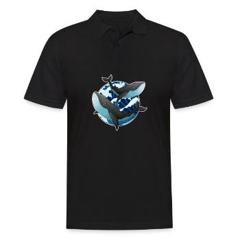 Baleines - Polo Homme - noir - Devant - Kai (181cm)