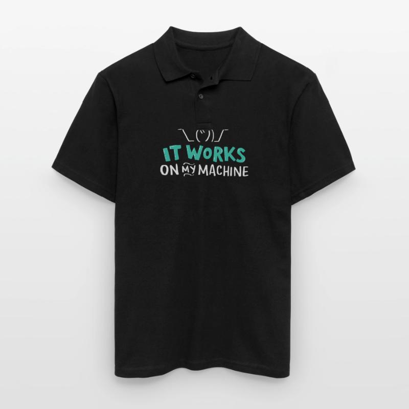 Coder Coder Informatique Développeur T-Shirt Polo Homme