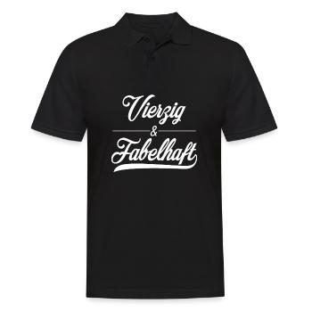 40e anniversaire - Polo Homme - noir - Devant - Kai (181cm)