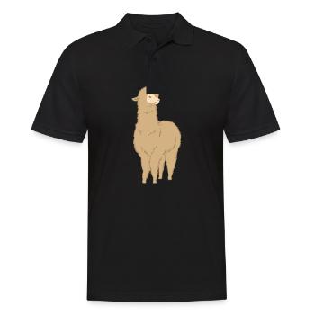 Alpagas Kamel Zoo Zoo Tierisch Mignon - Polo Homme - noir - Devant - Kai (181cm)