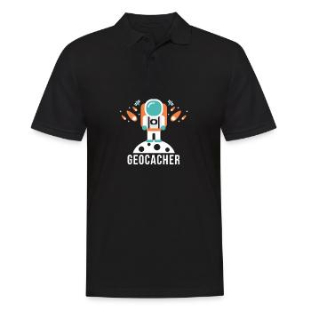 Geocacher - Joli design pour toute la famille - Polo Homme - noir - Devant - Kai (181cm)