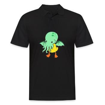 Kraken Squeaky Duck Quackin Bath Duck Duck - Men's Polo Shirt - black - Front - Kai (181cm)