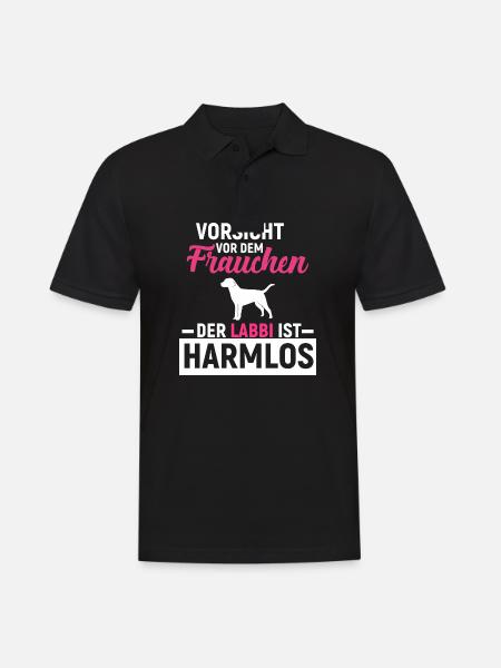 Labrador Retriever - Männer Poloshirt - Schwarz