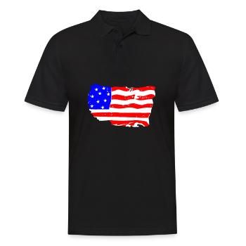 USA - Polo Homme - noir - Devant - Kai (181cm)