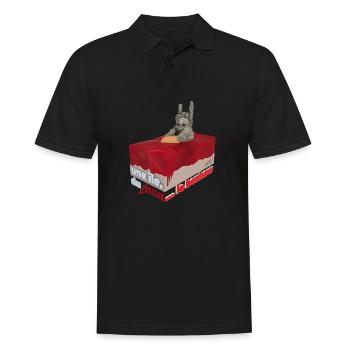 Une île, du Metal ... le bonheur ! - Polo Homme - noir - Devant - Kai (181cm)